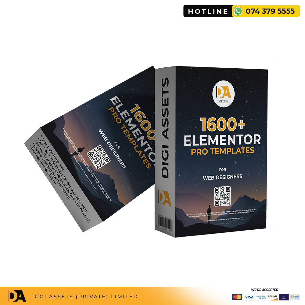 1600+ Elementor Pro Templates Pack