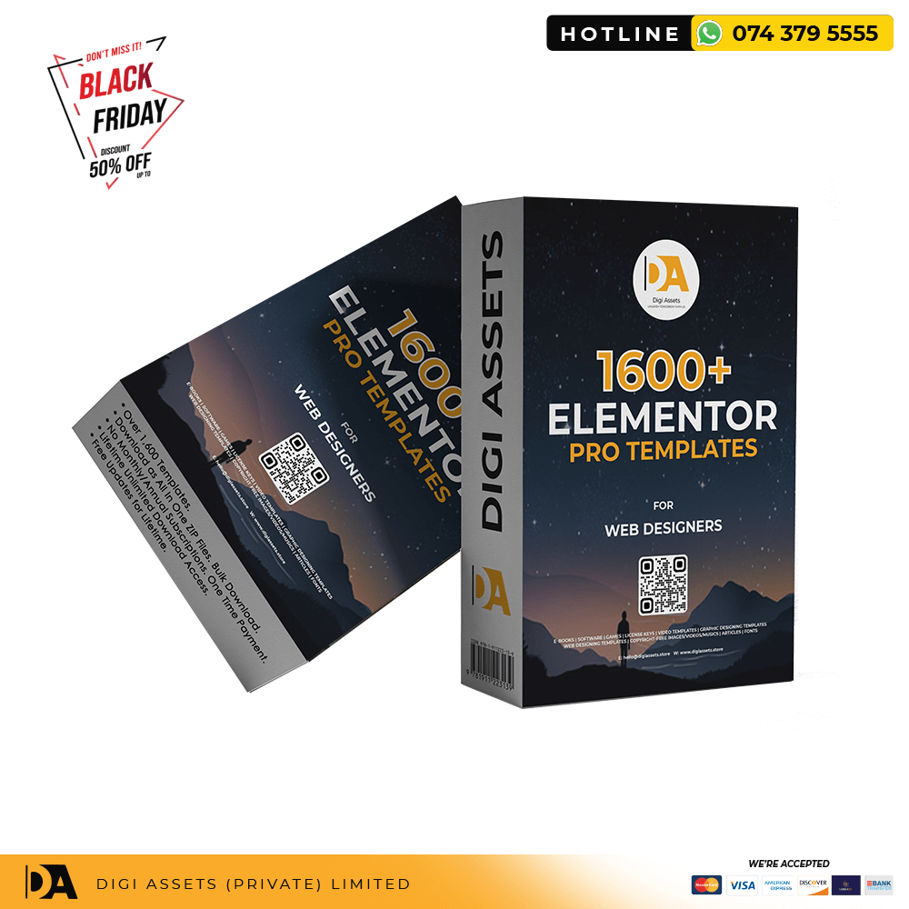 1600+ Elementor Pro Templates Pack