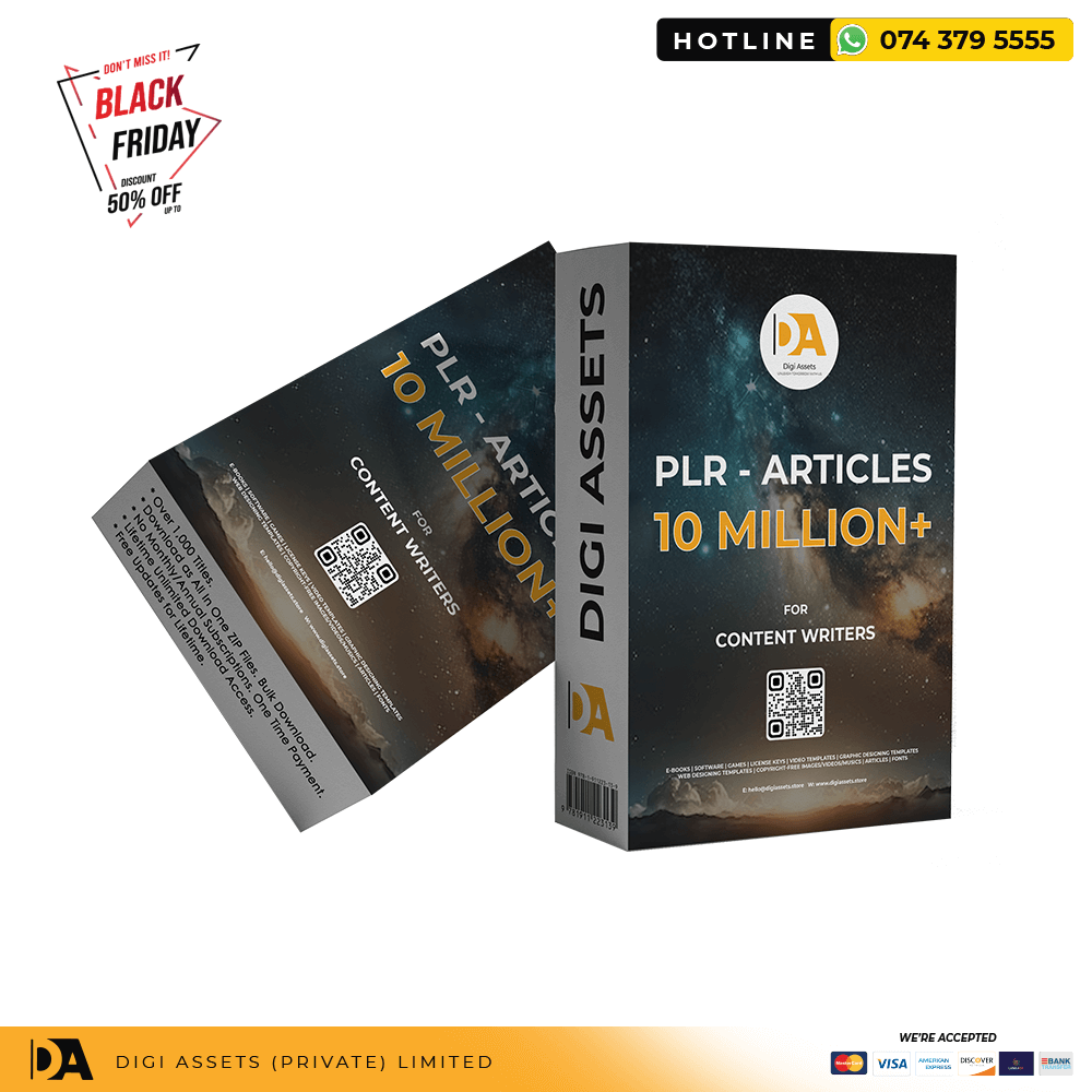 10Mn+ PLR Article Pack for Content Writers